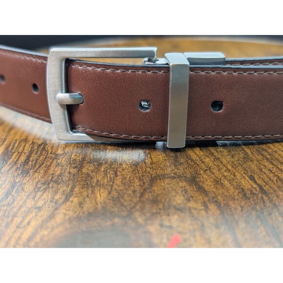 Kids Belt Brown/Black Reversible Med. - Picture 2 of 7